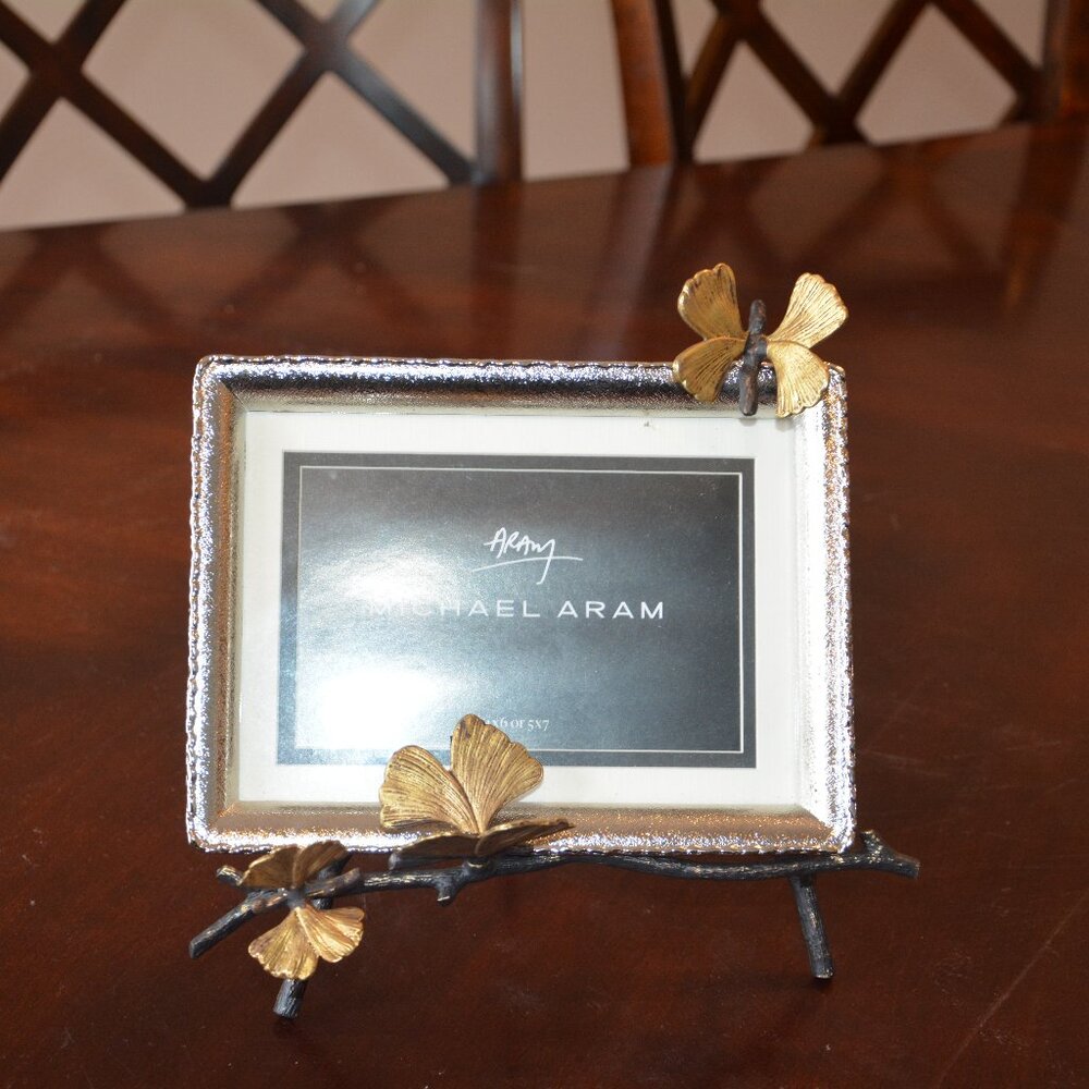 Michael Aram Butterfly Ginkgo Frame and Easel